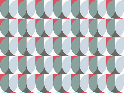 Daily Pattern - 12 02 19 circle geometry gray pattern red tile white
