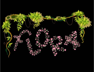 Logo Design: Flowering shop