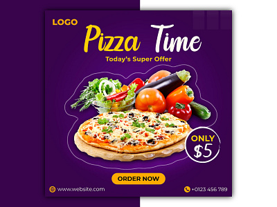 Pizza Social Media Banner