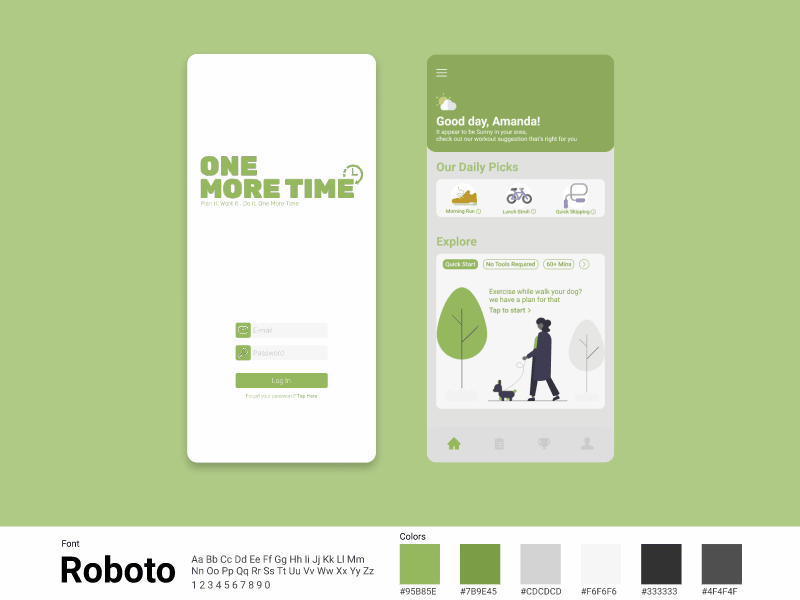 One More Time - Activities Explorer Mobile App