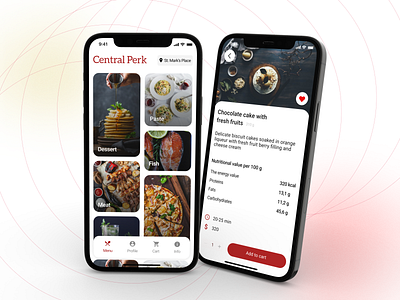 App for a restaurant app branding design illustration mobile ui ux