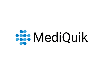 MediQuik Trial Logo brand design delivery delivery app ecommerce graphic design illustrator logo design medical medicine medicine app medicine logo mediquik quick startup vector illustration