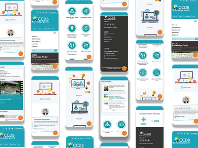 CCDB Knowledge Portal Responsive Design climate climate portal design homepage homepage design illustration illustrator knowledge mobile mobile design portal responsive responsive design responsive web design responsive website responsive website design web design website website design