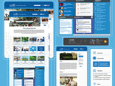 CCDB Climate Portal Website Design