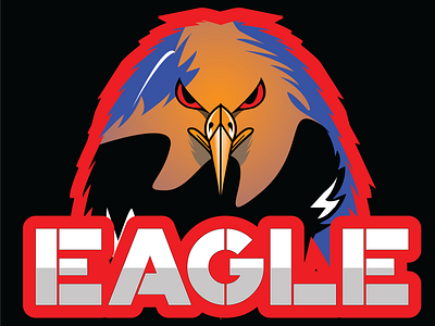 Eagle Mascot design flat logo mascot design mascotlogo vector