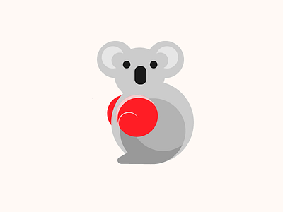 Koala the Boxer boxing illustration koala