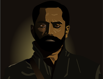 Fahadh Fazil actor fahadh fazil illustraion iyobinte pusthakam malayalam movie painting portraits