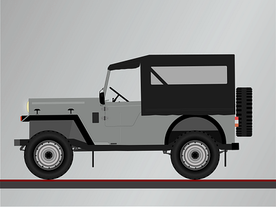 Jeep illustraion jeep mahindra offroad vehicle vehicle design