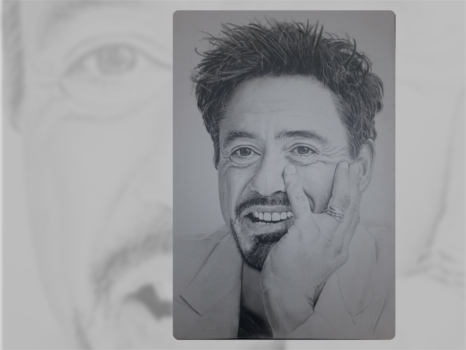 Robert Downey Jr Pencil Drawing by Akhil Venu on Dribbble
