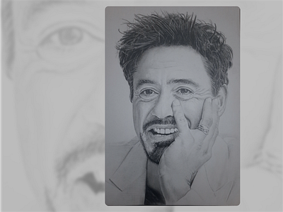 Robert Downey, Jr. Pencil Drawing