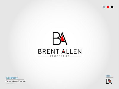 Brent Allen Logo Design abstract logo adobe illustrator branding cartoon logo colorful logo graphics design illustrator logo design logoverse typography