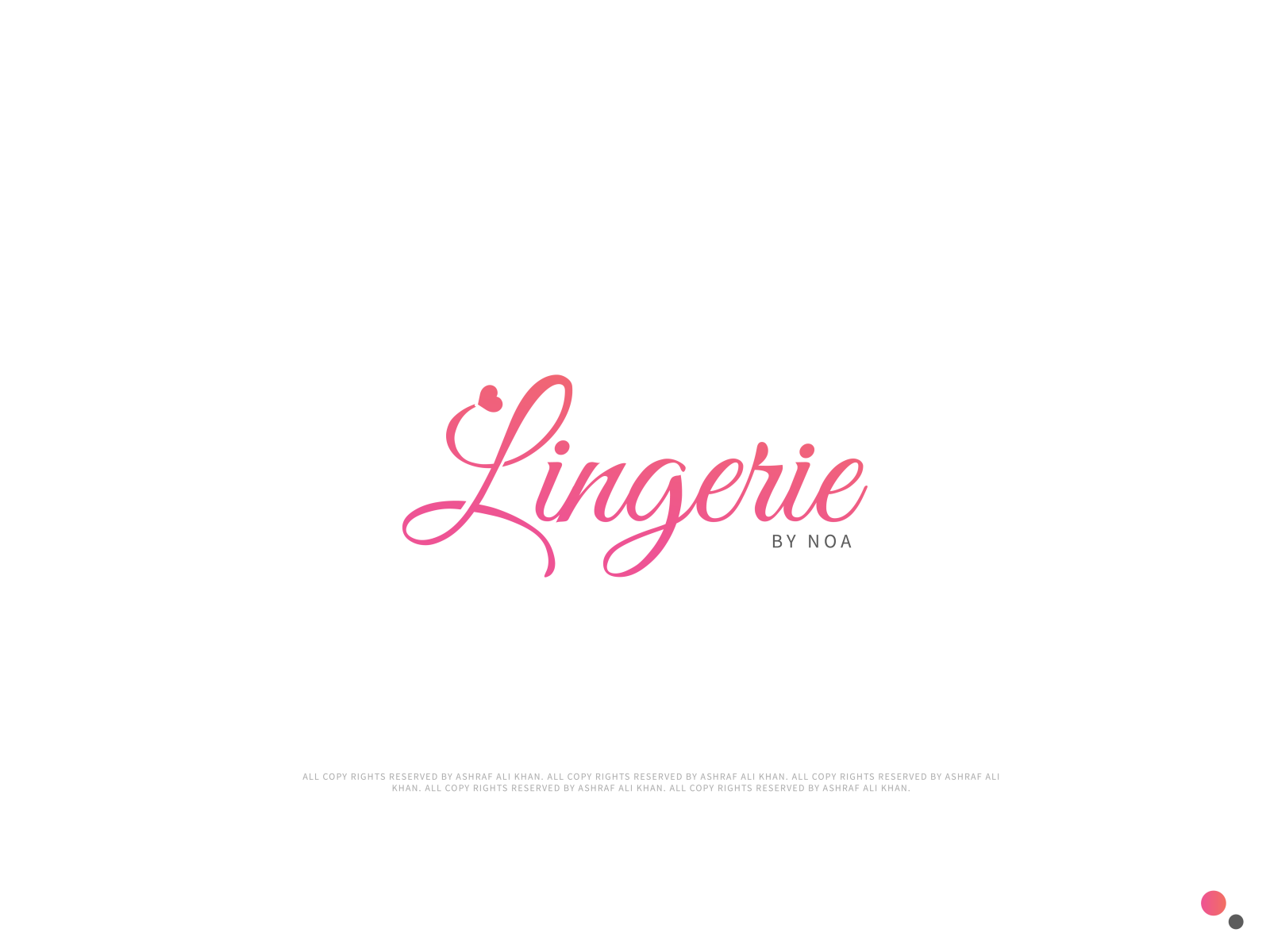 Lingerie by Noa | Wordrmark Logo by Logoverse on Dribbble