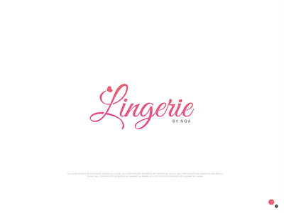 Lingerie by Noa | Wordrmark Logo :ingerie logotype
