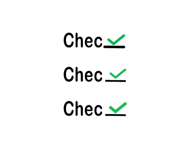 3 Check logos