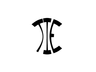 TIE LOGO illustration illustrator letterlogo logotype minimalist minimalist logo tie typography vector