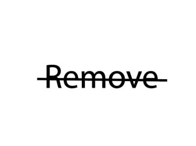 Remove