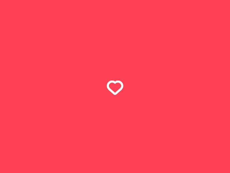 Loading animation favourite like loading love motion red