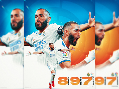 Karim Benzema - Social Media Graphic