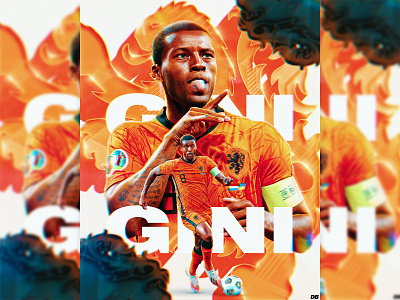 Gini Wijnaldum - Euro 2020 - Social Media Graphic