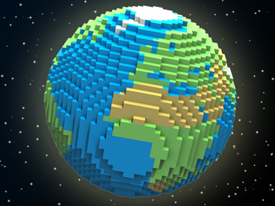 Lego Earth 3d earth lego pixel