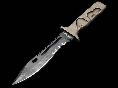 Knife 3d knife weapon