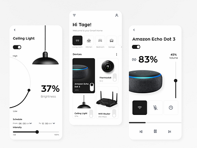 #DailyUI | Smart home app