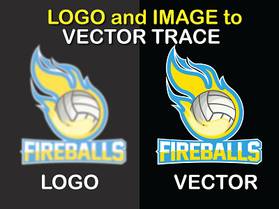 I will do vector tracing, vectorize logo, image to vector