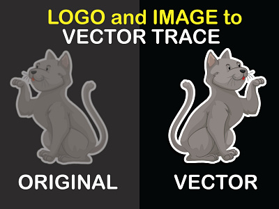 I will do vector tracing, vectorize logo, image to vector animal vector convert files design ector logo edit text fiverr illustration logo logo recolor mage vector redraw vector vector art vector design vector illustration vector logo vector traceing vector tracing vectorart