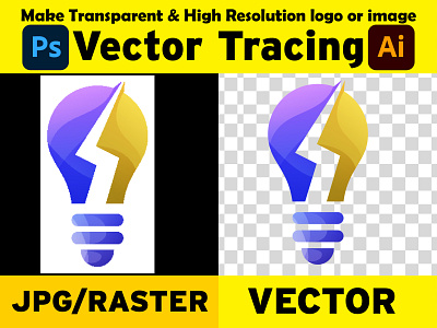 I will do your logo or image convert to vector in 2 hours. branding convert to vector design graphic design illustration image vector logo logo vector raster to vector redesign redo remake vector vector art vector design vector illustration vector logo vector tracing vectorart vectorize