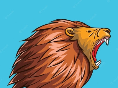 Lion Head Vector tracing