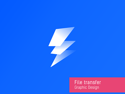 File Transfer file icon lightning transfer white