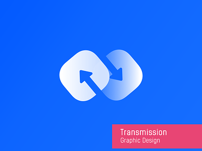 Transmission arrow design icon transmission white