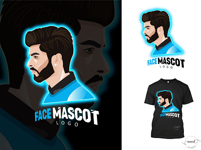 Face Mascot Logo art character customlogo face illustration face logo face mascot logo graphicdesigner illustration illustration vector portrait logo logodesign mascot mascot character modernlogo portrait