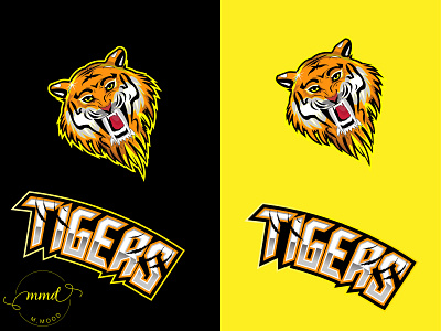 Tiger mascot logo