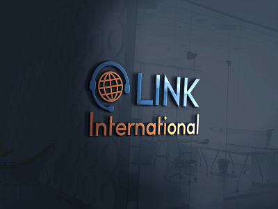 LINK INTERNATIONAL art branding customlogo design graphicdesigner illustration logo logodesign mascotlogo vector