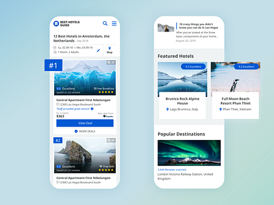 Best Hotels Guide booking hotels interface minimal mobile travel ui ux
