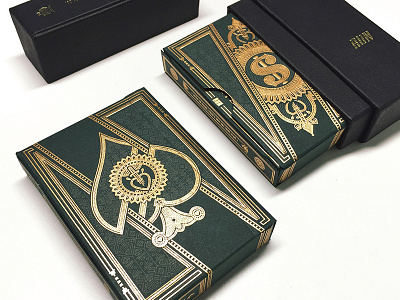 Run Playing Card Deck ace cards foil money