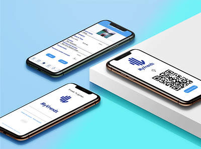MyVrends Social APP graphic design logo ui ux
