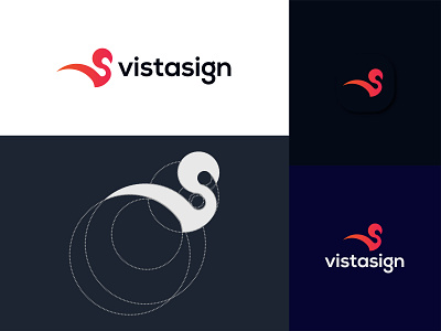 Vista Logo design branding business logo company logo design illustration logo logo design logo folio logo maker ui