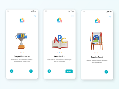 Educational App Onboarding app intro onboarding ux