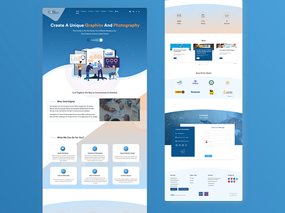 Redesign for cord digital website app design digital markting solutions ui ux web design