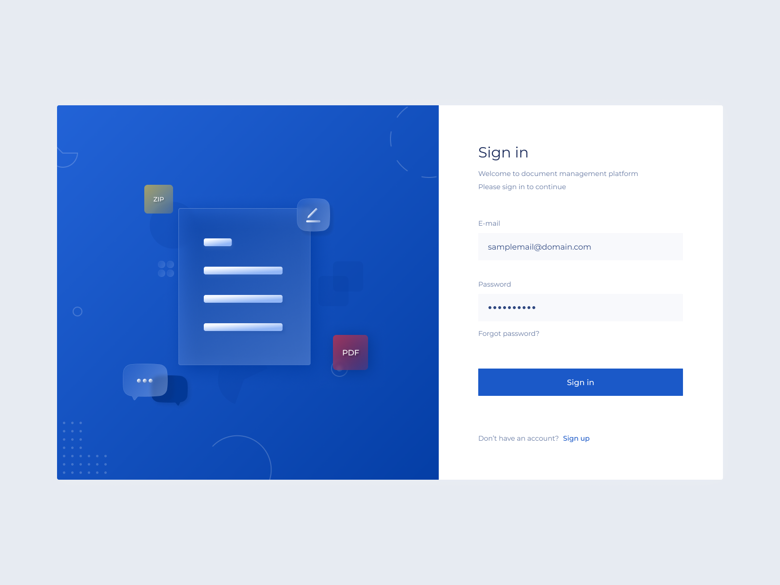 Sign in by Kabilyogesh on Dribbble