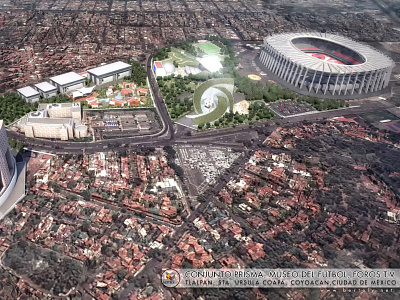 Aerial Rendering :: Conjunto Prisma . Mexico 2026 3d aerial bertely giovanni mexico render rendering