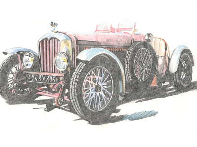 Jaguar SS illustration