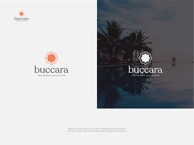Buccara, Brand Identity & Logo Design baccarat brand identity branding logo creation logo creator logo design minimalist logo professional logo resort logo travel agency