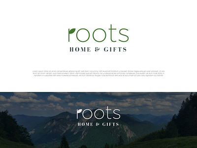 Roots Home Logo design brand identity brand identity design branding classy logo flat green leaf logodesign minimal minimalist logo professional logo
