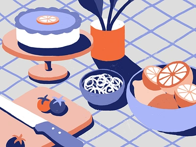 week 37 food illustration isometric