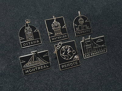 City Pins city enamel montreal ottawa pin san francisco shopify toronto