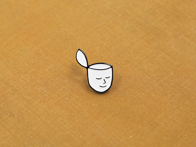 Head Pin ottawa head illustration enamel pin face lapel pin enamel