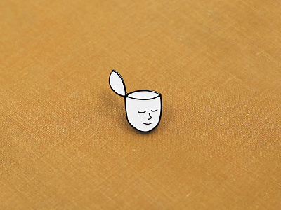 Head Pin enamel enamel pin face head illustration lapel ottawa pin